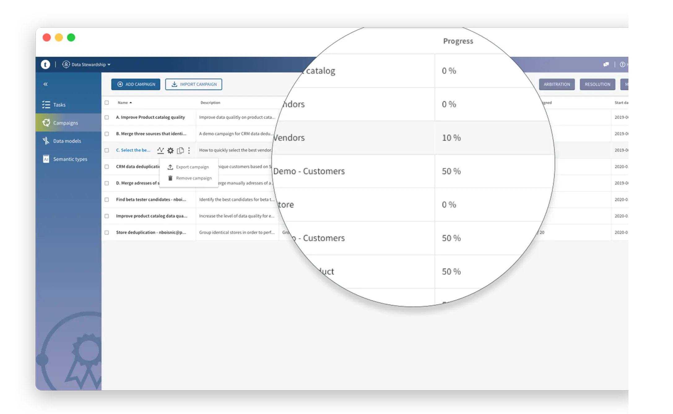 Talend Data Stewardship